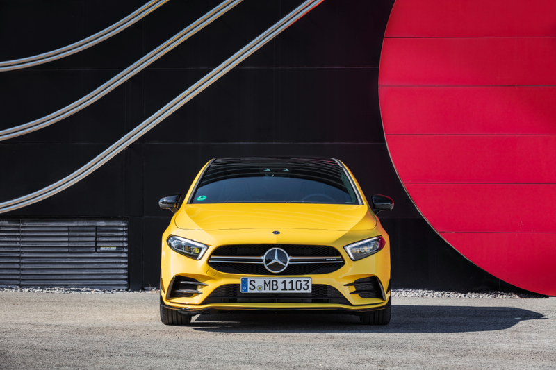 Illustration for article titled 2019 Mercedes-AMG A35: Benz's New Hot Hatch Has Toys for Your Next Track Day